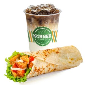 Combo Kebab Crispy Chicken + Es Kopi Latte
